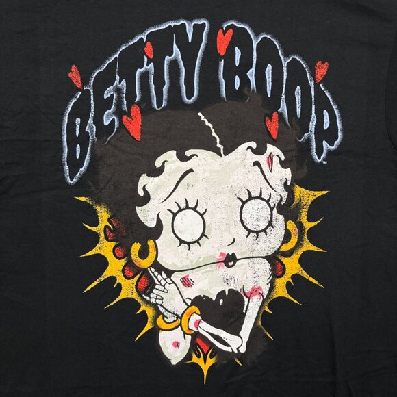Zombie Girl Betty Boop by Fleischer Studios Cartoon Tee L - Picture 2 of 4